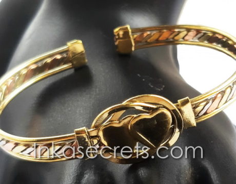 20 Copper Bracelets with Three Metals