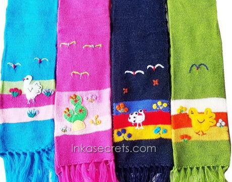 50 Peruvian Kids Arpillera Scarves