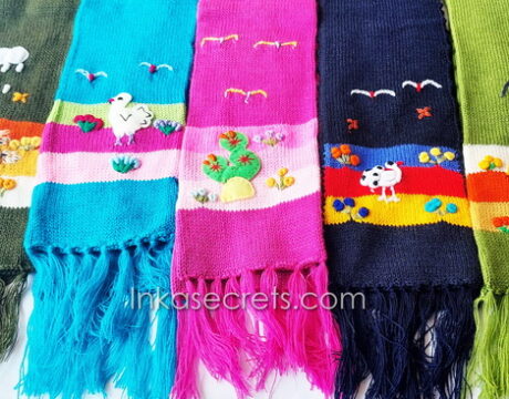 50 Arpillera Scarves for Children