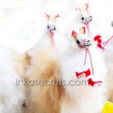 100 Llama Stuffed Animal with Alpaca Fur