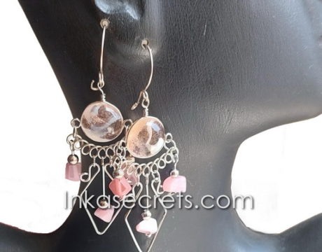 100 Peruvian Murano Glass Pair Earrings