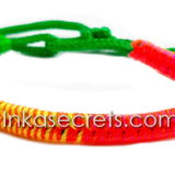 100 Double-Knotted Rasta Friendship Bracelets