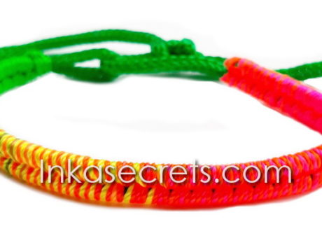 100 Double-Knotted Rasta Friendship Bracelets