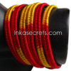 250 Double-Knotted Rasta Friendship Bracelets