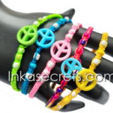 25 Peace Sign Friendship Bracelets