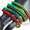 1000 Braided Rasta Friendship Bracelets