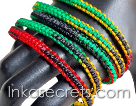 1000 Rasta Friendship Bracelets, Braided Style 1000 Rasta Friendship Bracelets, Braided Style