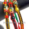 200 Ceramic Rasta Friendship Bracelets