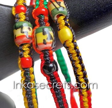 200 Rasta Friendship Bracelets, Ceramic Bead 200 Rasta Friendship Bracelets, Ceramic Bead
