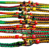 1000 Rasta Friendship Bracelets, Ceramic Bead 1000 Rasta Friendship Bracelets, Ceramic Bead