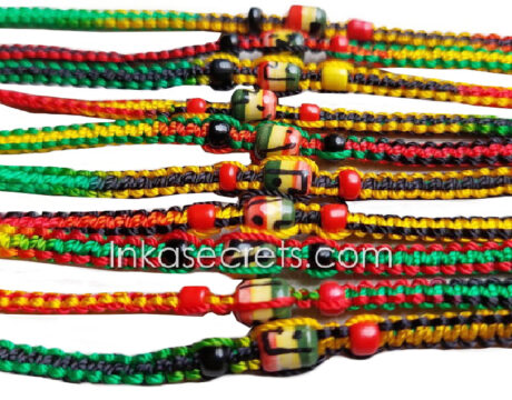 1000 Rasta Friendship Bracelets, Ceramic Bead 1000 Rasta Friendship Bracelets, Ceramic Bead