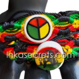 100 Ceramic Round Rasta Friendship Bracelets