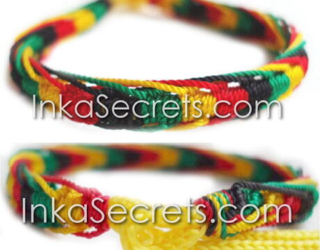 1000 Rasta Friendship Bracelets, Fishbone Knot 1000 Rasta Friendship Bracelets, Fishbone Knot