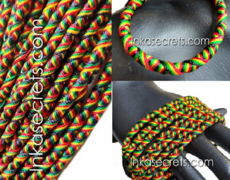 500 Rasta Friendship Bracelets, Tube Style 500 Rasta Friendship Bracelets, Tube Style