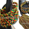1000 Rasta Friendship Bracelets, Tube Style