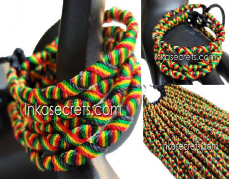 1000 Rasta Friendship Bracelets, Tube Style 1000 Rasta Friendship Bracelets, Tube Style