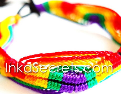 80 Rainbow ZigZag Friendship Bracelets