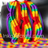 250 Rainbow ZigZag Friendship Bracelets