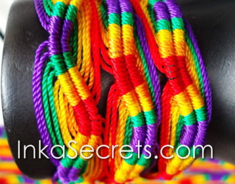 250 Rainbow ZigZag Friendship Bracelets