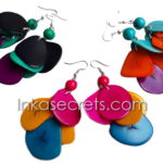 120 Tagua Nut Drop Earrings