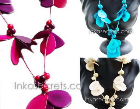 50 Tagua Slice Necklaces with Acai Seed 50 Tagua Slice Necklaces with Acai Seed