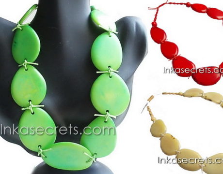 50 Acai Bead Tagua Necklaces