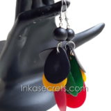 120 Tagua Nut Drop Earrings – Rasta