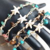 100 Peruvian Starfish Wax Cord Bracelets