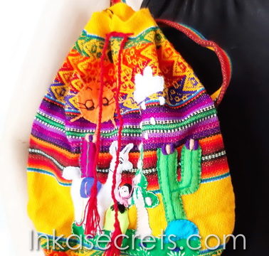 25 Handcrafted Arpillera Backpack for Kids