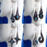 100 Pairs Bull’s Horn Earrings