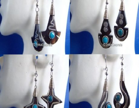 100 Pairs Bull’s Horn Earrings