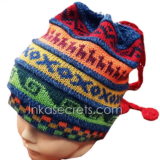 Children Alpaca reversible andean chullo