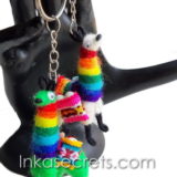 100 Rasta Llama Keychain from Peru