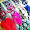 100 Peruvian Dreamcatcher Feather Earrings