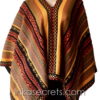 2 Peruvian Traditional Wool Blend Poncho