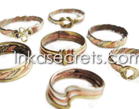 50 Copper Ring with Three Metals