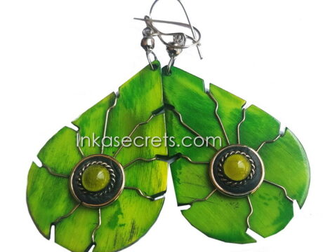 100 Pairs Bull’s Horn Earrings with Murano Glass