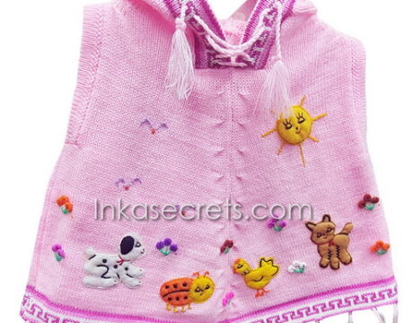 12 Children’s Arpillera Hooded Poncho