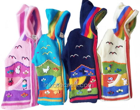 50 Children Arpillera Hooded Jacket