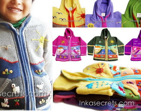 100 Children Arpillera Hooded Jacket