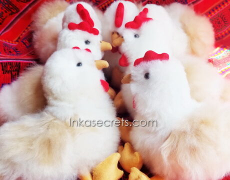10 Chicken Stuffed Animal with Alpaca Fur 10 Chicken Stuffed Animal with Alpaca Fur