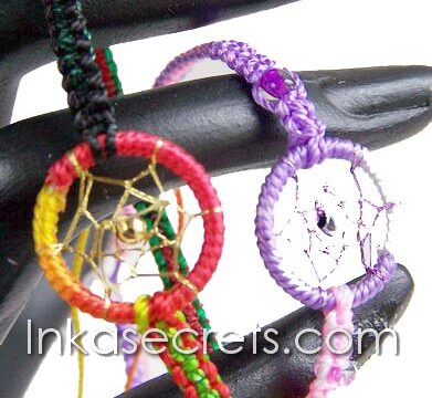 250 Peruvian Dreamcatcher Friendship Bracelet