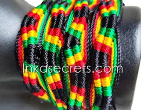 150 Rasta Zig-Zag Friendship Bracelets 150 Rasta Zig-Zag Friendship Bracelets
