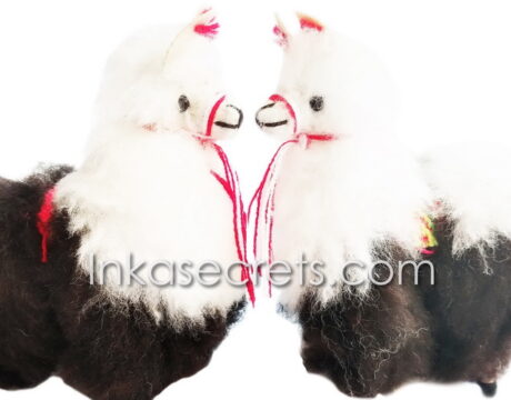 250 Handcrafted Two-Tone Alpaca Fur Llama Plush 250 Handcrafted Two-Tone Alpaca Fur Llama Plush