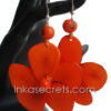 50 Pair Tagua Flower Earrings