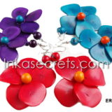 150 Pair Tagua Flower Earrings 150 Pair Tagua Flower Earrings