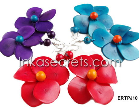 150 Pair Tagua Flower Earrings 150 Pair Tagua Flower Earrings