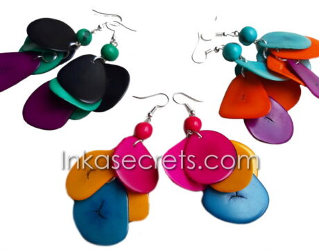 150 Pair Tagua Cluster Earrings 150 Pair Tagua Cluster Earrings