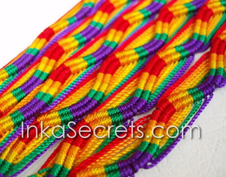 1000 Rainbow Zigzag Friendship Bracelets