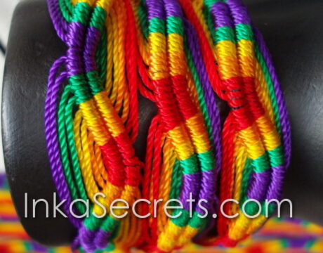 500 Rainbow Zigzag Friendship Bracelets 500 Rainbow Zigzag Friendship Bracelets